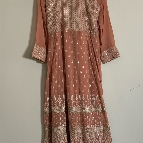 Pink Anarkali Suit - Picture 5 of 6